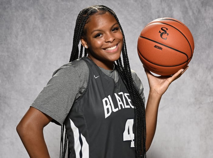 Mackenly Randolph, a five-star prospect, averaged 16.9 points last season for the Trailblazers.